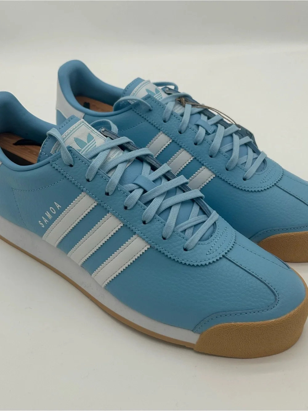 Adidas Samoa Sneakers - Light Blue & White
